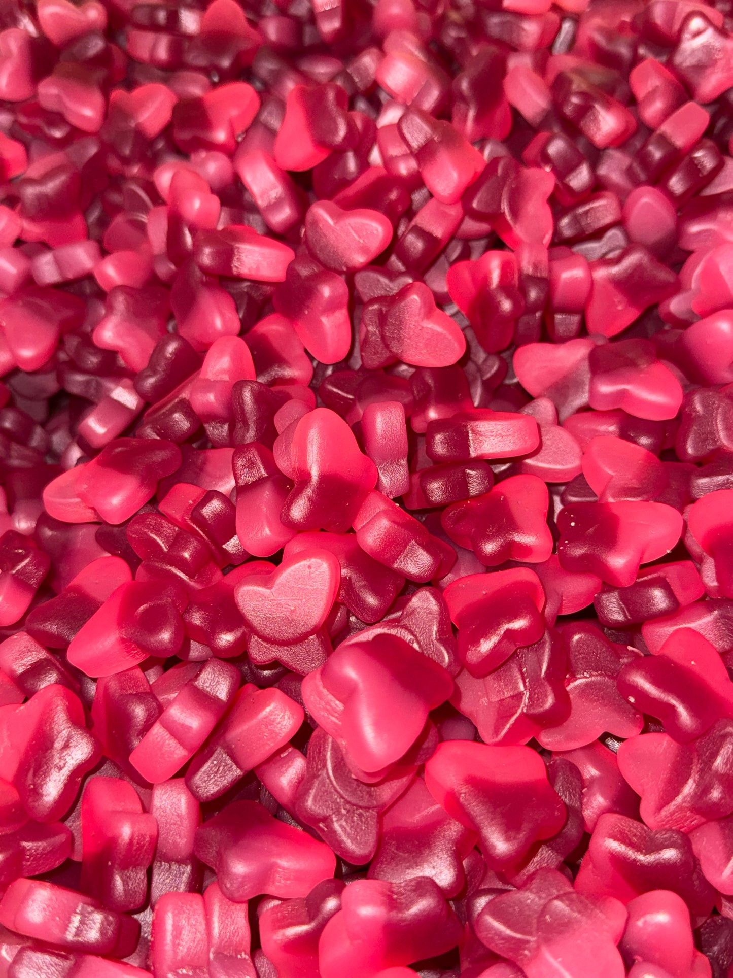 -4oz Raspberry butterflies