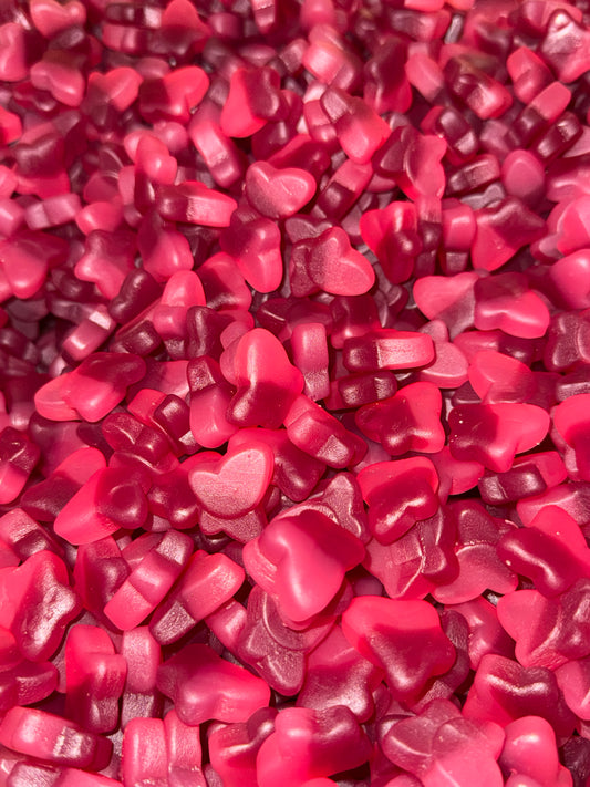 -4oz Raspberry butterflies