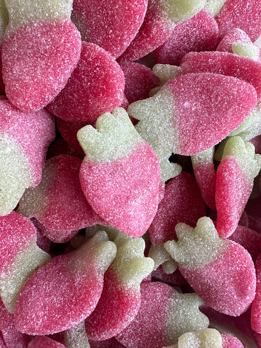 -4oz Sour Strawberries (V)