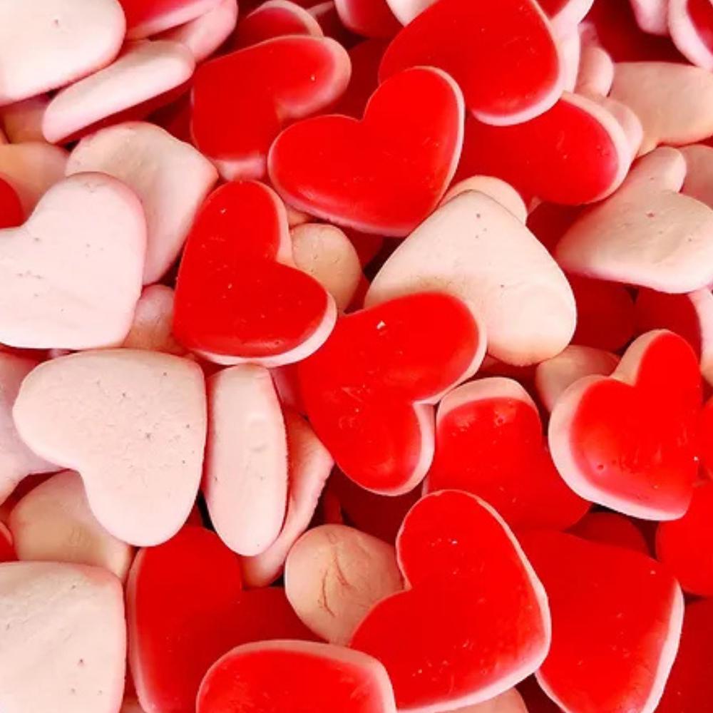 -*4oz Strawberry/Vanilla Sweethearts (GF)