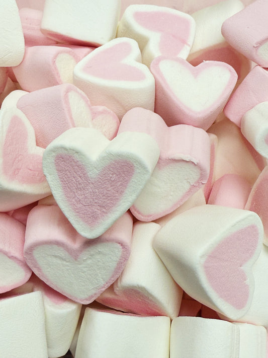 4oz Sweet Marshmallow Hearts (GF)